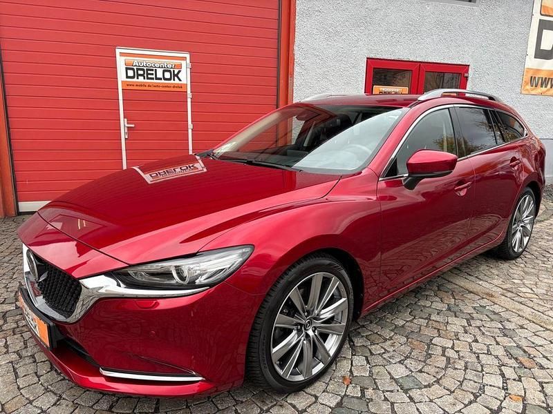 Rot Gebraucht 2019 Mazda 6 Sports-Line Kombi | 19.999 € (Guter Preis) - Bild 1/4