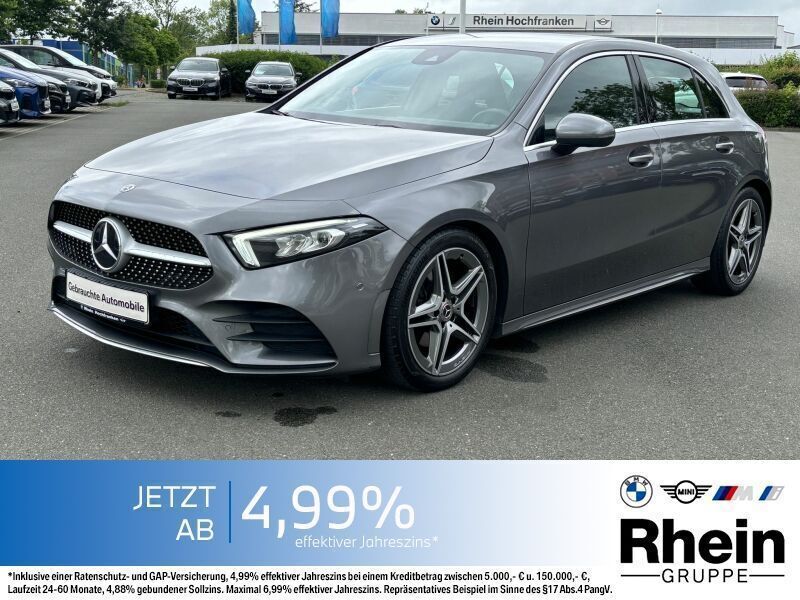 Grau Gebraucht 2020 Mercedes A200 AMG line Limousine | 26.430 € (Fairer Preis) - Bild 1/4