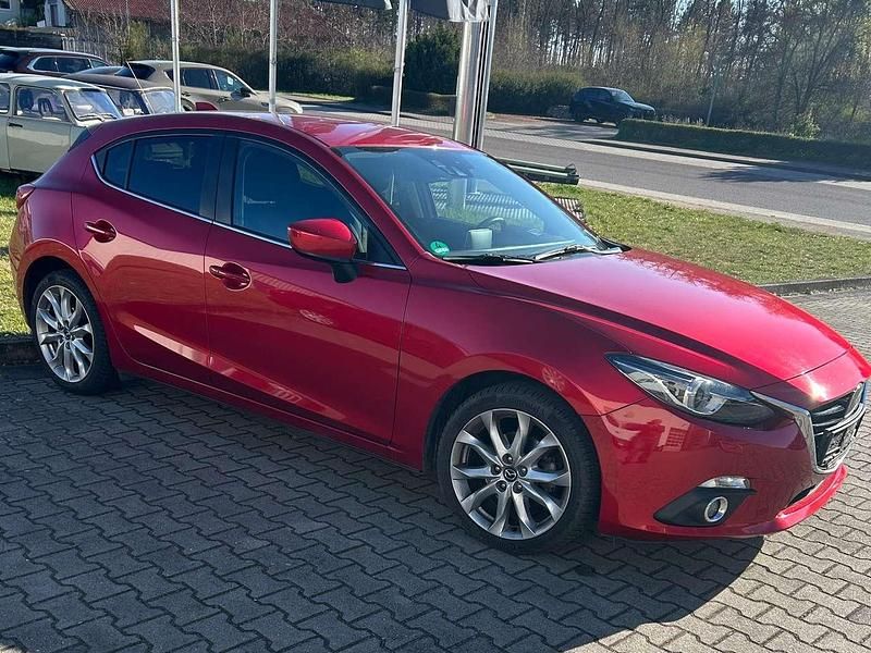 Gebraucht Mazda 3 Sports-Line 165 PS (121 kW) 2014 Rubinrot metallic Kleinwagen