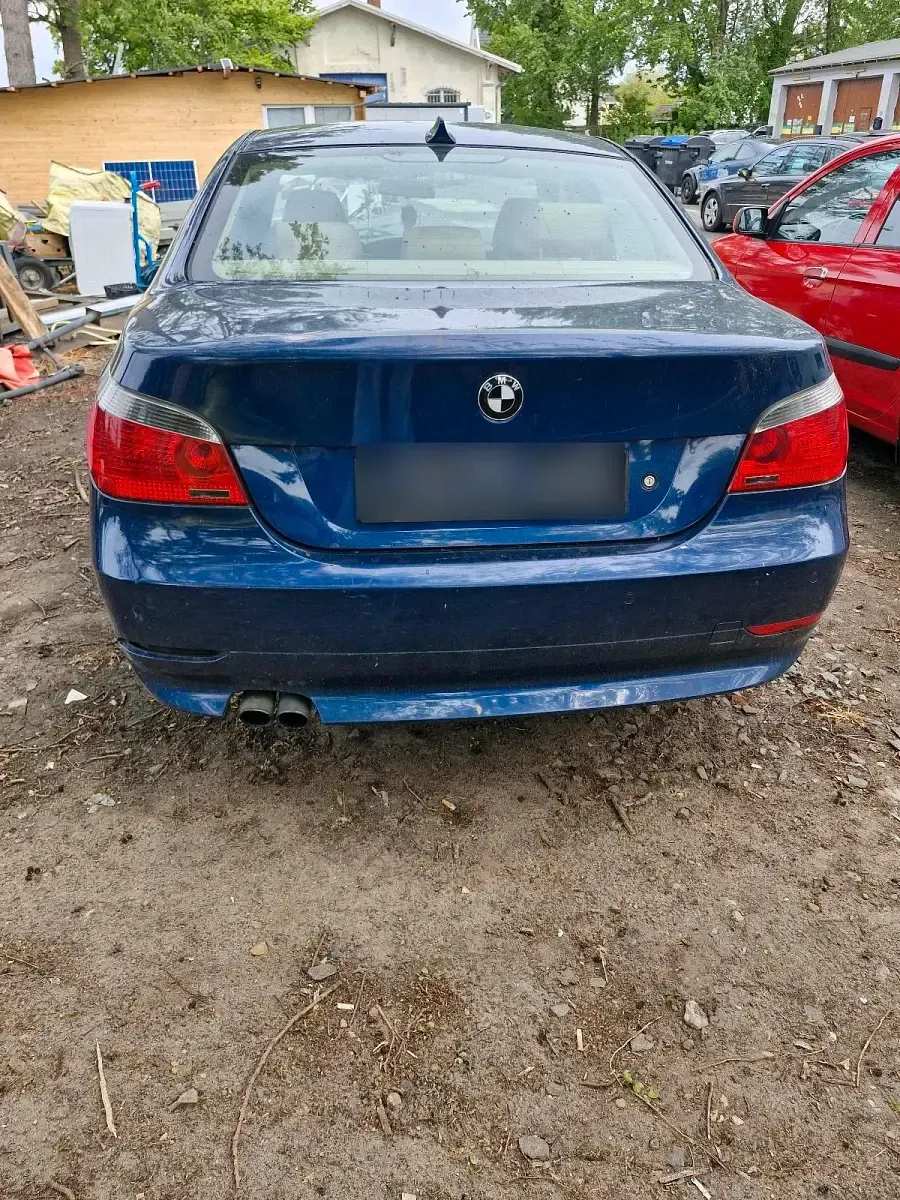 Brugt BMW 525 218 HK (160 kW) 2008 Blå Sedan