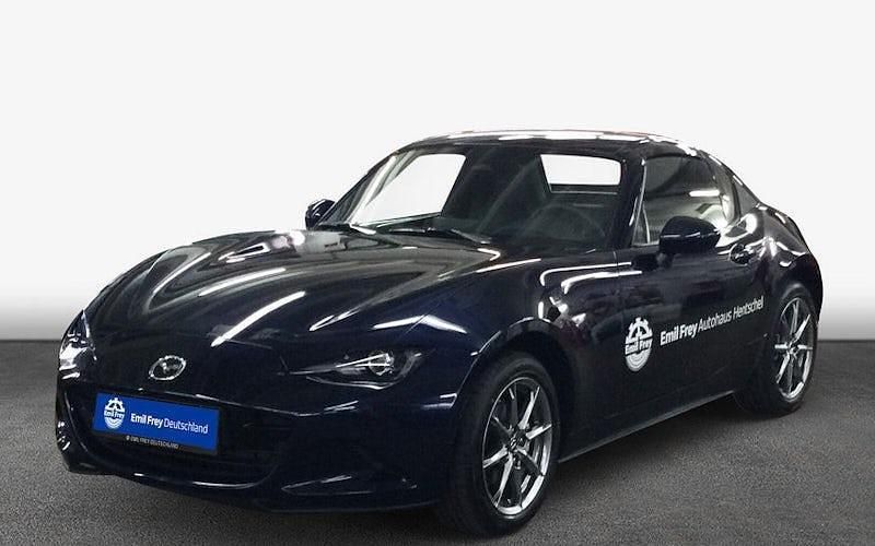 Blau Neu 2024 Mazda MX5 Exclusive-Line Cabrio | 35.925 € - Bild 1/4
