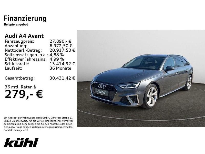 Usata Audi A4 S-Line 163 CV (119 kW) 2023 Grigio Station wagon