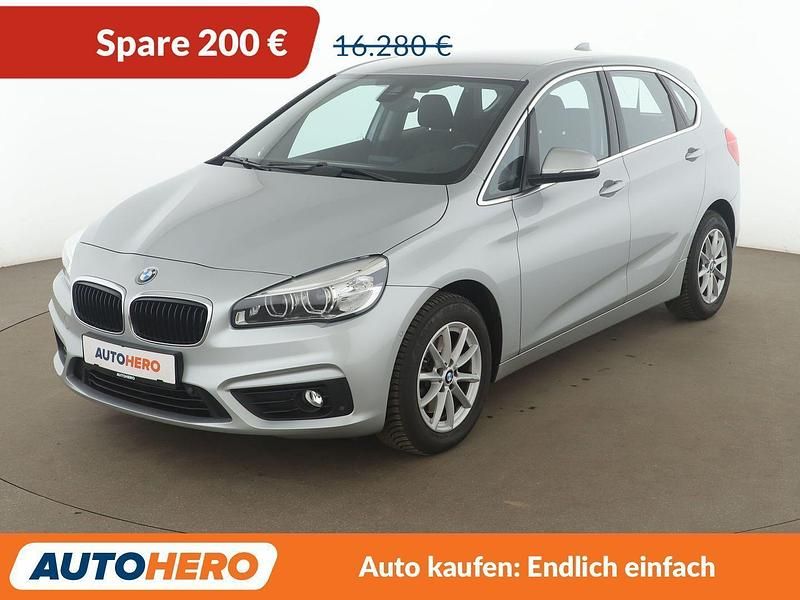 Gebraucht BMW 218 Active Tourer Basis 136 PS (100 kW) 2015 Silber Van / Kleinbus