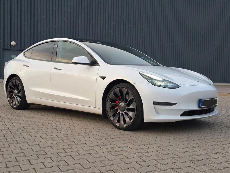 Gebraucht Tesla Model 3 Performance 377 kW (513 PS) 2022 Weiß Limousine