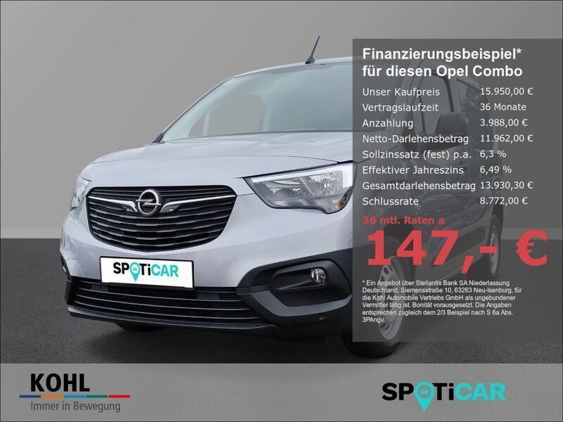 Grau Gebraucht 2021 Opel Combo Selection Van / Kleinbus | 15.950 € (Guter Preis) - Bild 1/4