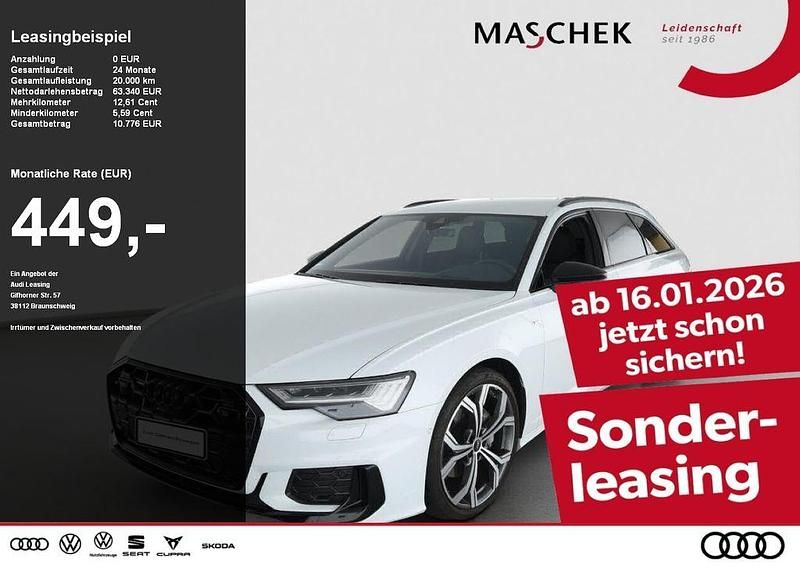 Gletscherweiß metallic Gebraucht 2025 Audi A6 S-Line Kombi | 63.340 € (Guter Preis) - Bild 1/4