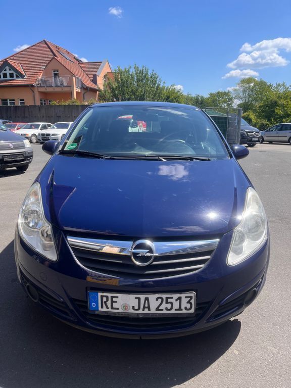 Blau Gebraucht 2009 Opel Corsa Innovation Limousine | 3.400 € (Guter Preis) - Bild 1/4