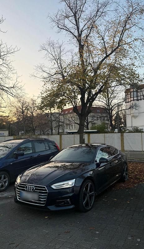 Usata Audi A5 S-Line 272 CV (200 kW) 2017 Blu Coupé