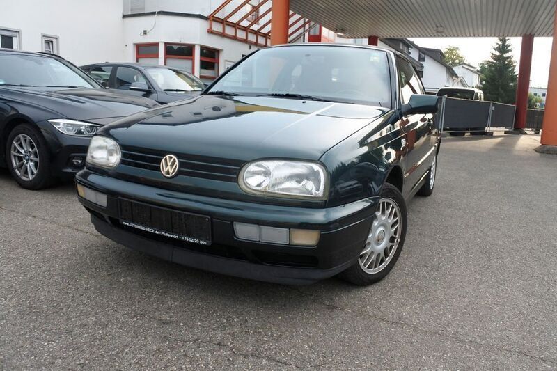 Grün Gebraucht 1997 VW Golf Cabriolet Cabrio | 2.999 € (Guter Preis) - Bild 1/4
