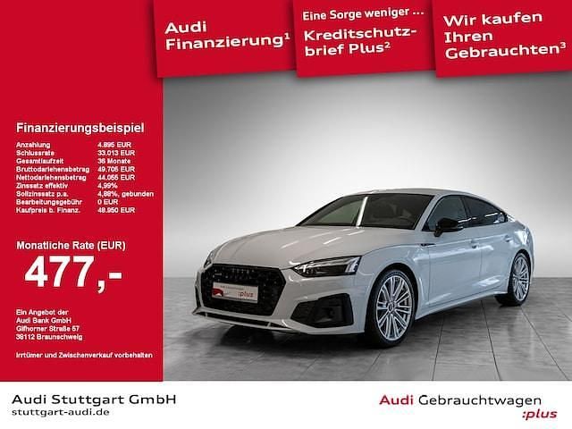 Gletscherweiß metallic Gebraucht 2024 Audi A5 Sportback Business Limousine | 47.920 € (Teuer) - Bild 1/1