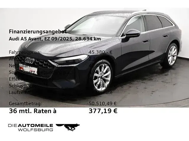 Gebraucht Audi A5 Sport 204 PS (150 kW) 2025 Firmamentblau metallic Kombi