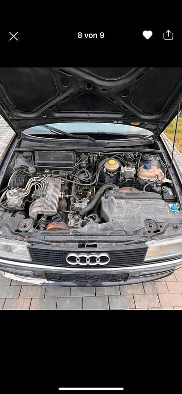 Gebraucht Audi 90 136 PS (100 kW) 1989 Schwarz Limousine