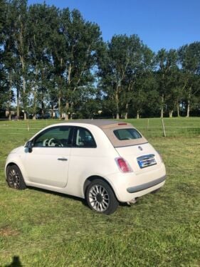 Verkauft Fiat 500 Cabrio beige Creme, gebraucht 2011, 165.000 km in  Schleswig-Holstei...