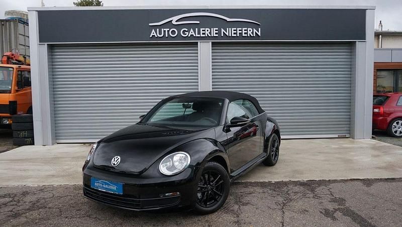 Schwarz Gebraucht 2015 VW Beetle Basis Cabrio | 8.970 € (Guter Preis) - Bild 1/4