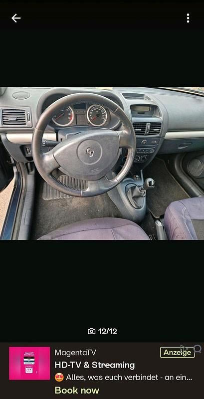 Gebraucht Renault Clio II 75 PS (55 kW) 2004 Grün Kleinwagen