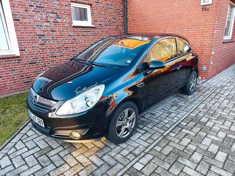 Schwarz Gebraucht 2009 Opel Corsa Kleinwagen | 3.450 € (Fairer Preis) - Bild 1/4