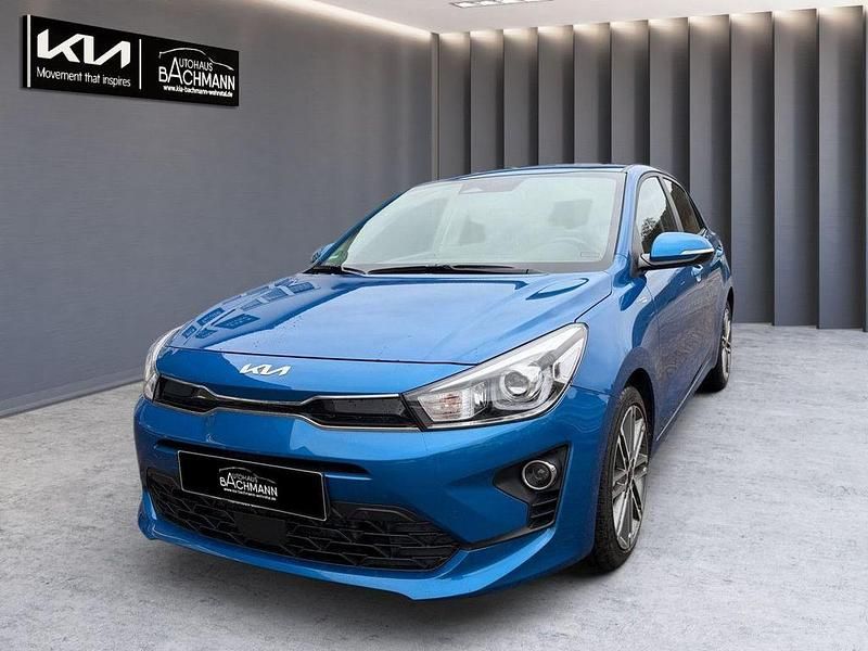 Gebraucht Kia Rio Platinum 120 PS (88 kW) 2022 Blau Limousine