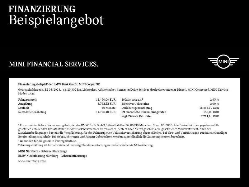 Gebraucht Mini Cooper SE 135 kW (184 PS) 2023 Grau Kleinwagen