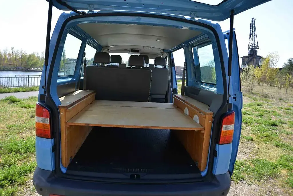 Gebraucht VW Transporter 158 PS (116 kW) 2004 Blau Van