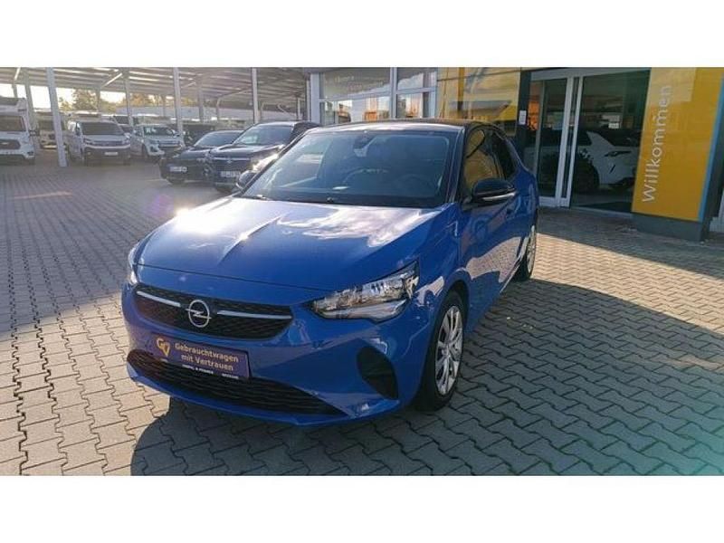 Perl blau (metallic) (metallic) Gebraucht 2020 Opel Corsa Edition Kleinwagen | 13.990 € (Fairer Preis) - Bild 1/4