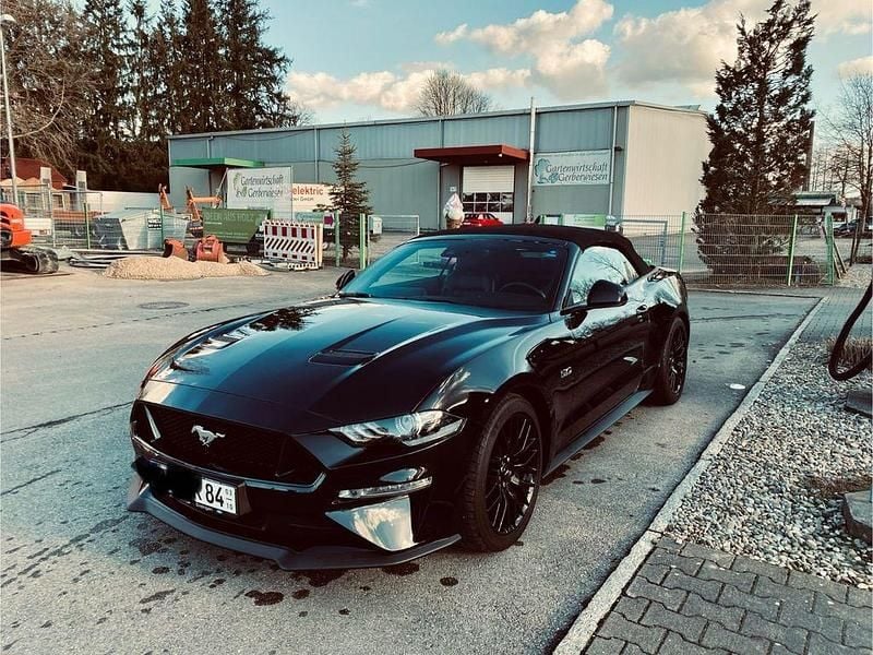 Schwarz Gebraucht 2020 Ford Mustang GT Cabrio | 42.000 € (Fairer Preis) - Bild 1/4