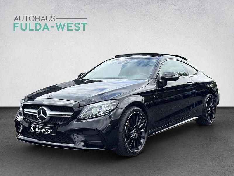 Obsidianschwarz metallic Gebraucht 2021 Mercedes C43 AMG AMG Coupé | 47.440 € (Guter Preis) - Bild 1/4