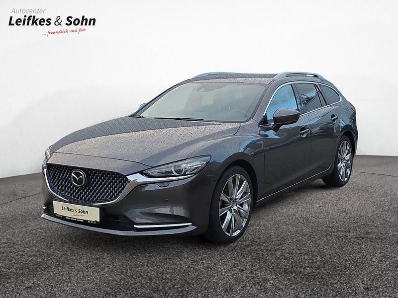 Machine gray Gebraucht 2024 Mazda 6 Takumi-Line Kombi | 26.980 € (Guter Preis) - Bild 1/4