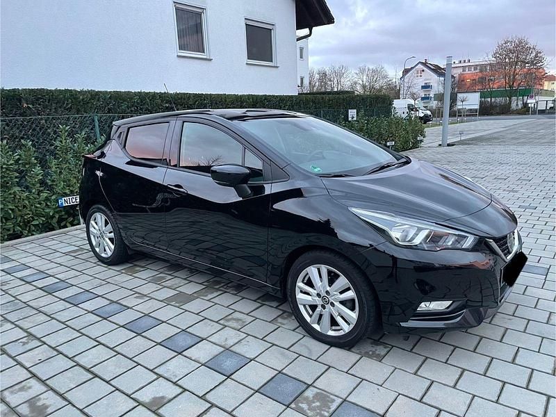 Schwarz Gebraucht 2019 Nissan Micra Kleinwagen | 12.900 € (Teuer) - Bild 1/4