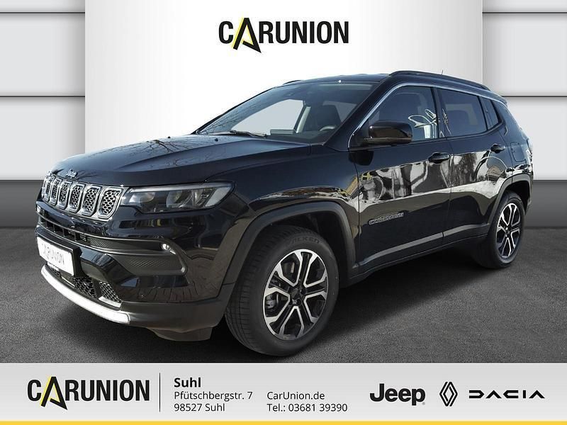 Solid black Gebraucht 2022 Jeep Compass Limited SUV | 33.890 € (Etwas zu teuer) - Bild 1/4