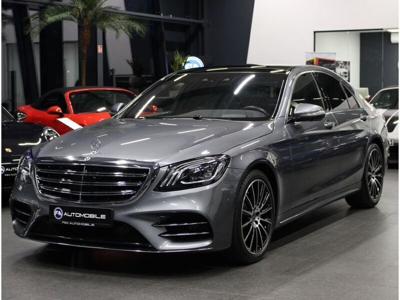 Grau Gebraucht 2018 Mercedes S400 AMG line Limousine | 64.980 € (Teuer) - Bild 1/4