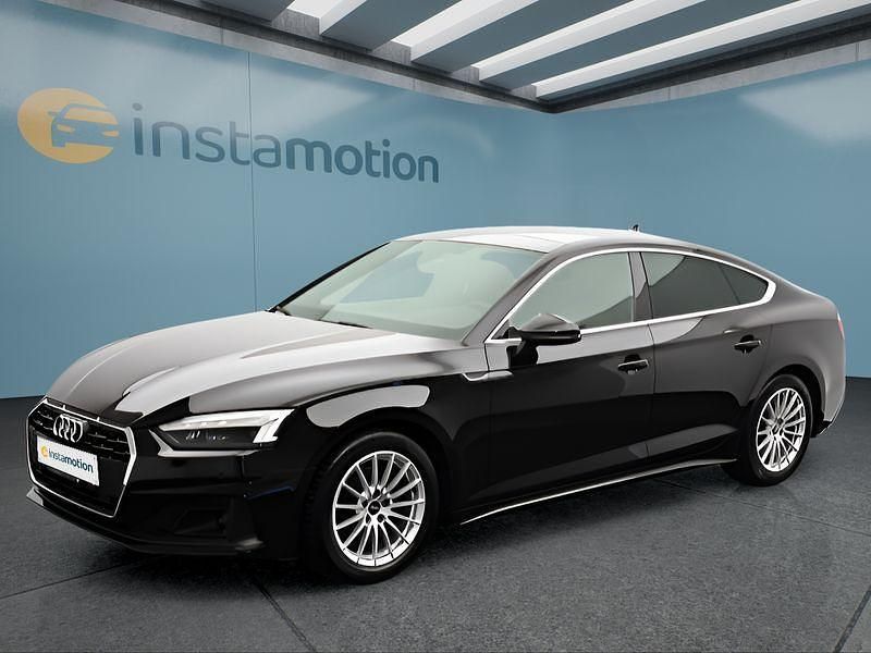 Schwarz Gebraucht 2021 Audi A5 Sportback Kleinwagen | 31.199 € (Guter Preis) - Bild 1/4