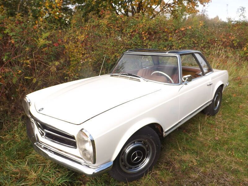 Weiß Gebraucht 1965 Mercedes 230 Cabrio | 55.250 € - Bild 1/4