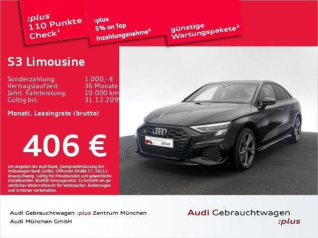 Mythosschwarz metallic Gebraucht 2024 Audi S3 Basis Limousine | 37.978 € (Guter Preis) - Bild 1/1