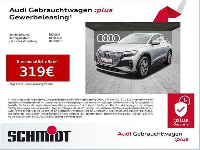 Florettsilber metallic Gebraucht 2025 Audi Q4 e-tron Advanced SUV | 41.840 € (Guter Preis) - Bild 1/3