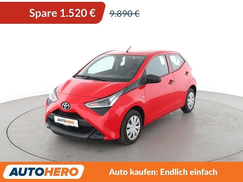 Rot Gebraucht 2018 Toyota Aygo Kleinwagen | 8.370 € (Fairer Preis) - Bild 1/3