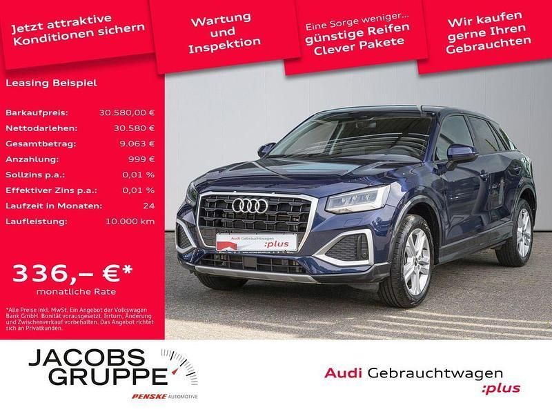 Navarrablau metallic Gebraucht 2024 Audi Q2 Advanced Plus SUV | 30.580 € (Etwas zu teuer) - Bild 1/4