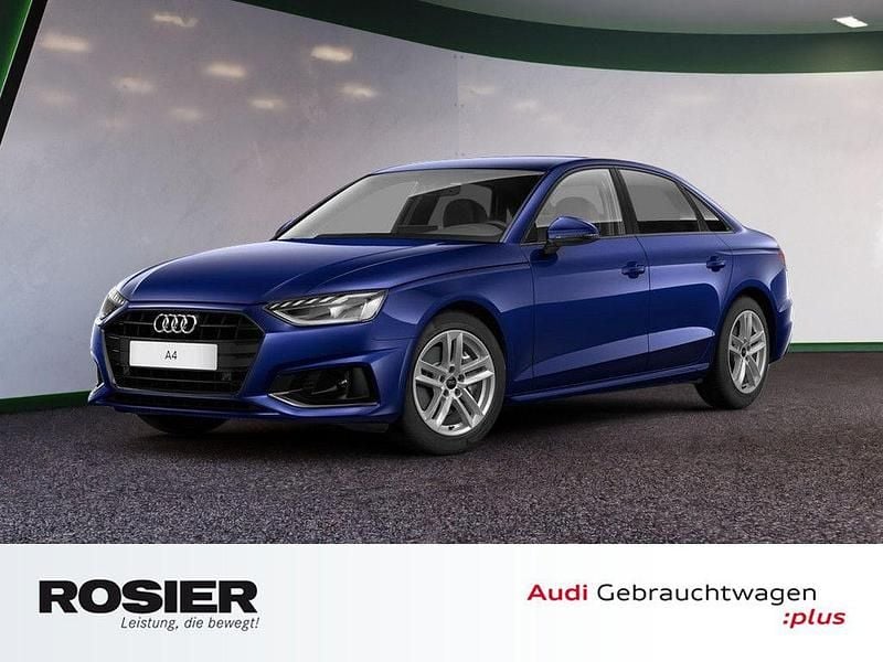 Blau / navarrablau Gebraucht 2020 Audi A4 Advanced Plus Limousine | 24.990 € (Superpreis) - Bild 1/4