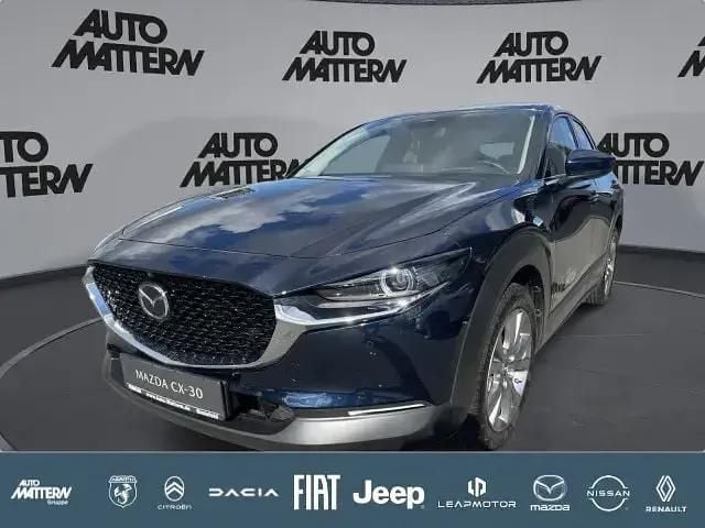 Blau Gebraucht 2024 Mazda CX-30 Exclusive-Line SUV | 25.990 € (Guter Preis) - Bild 1/4