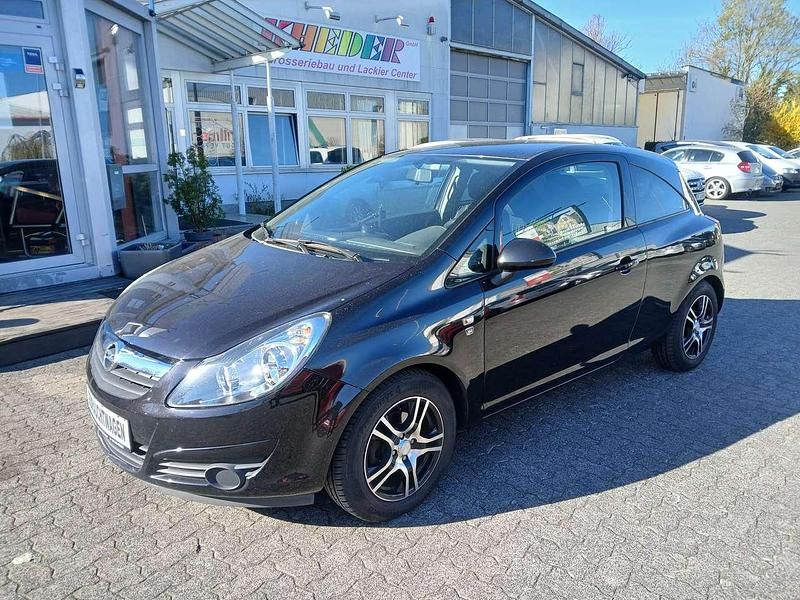 Gebraucht Opel Corsa Edition 69 PS (50 kW) 2010 Saphirschwarz mineraleffekt Kleinwagen