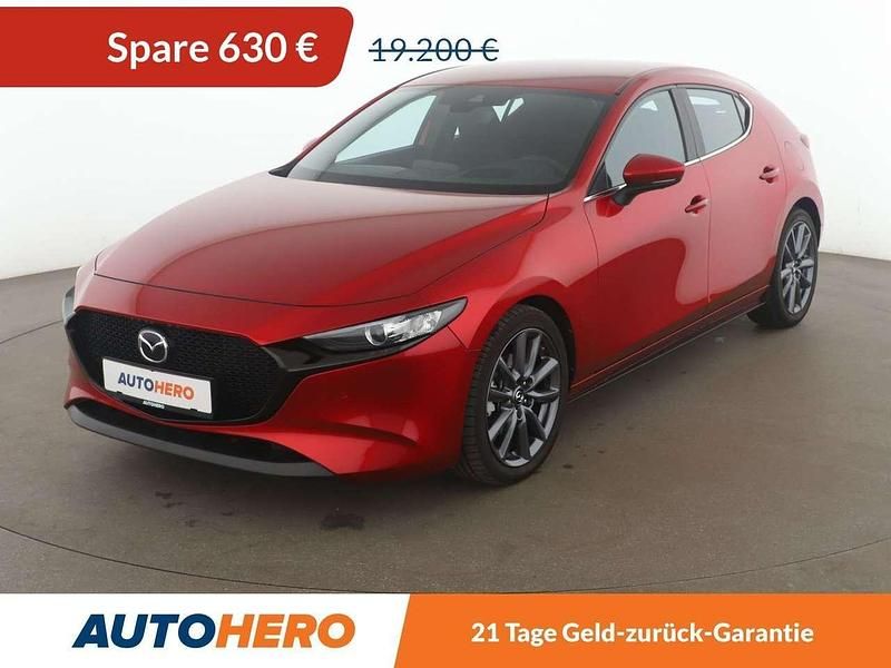 Rot Gebraucht 2021 Mazda 3 Selection Limousine | 18.570 € (Fairer Preis) - Bild 1/3
