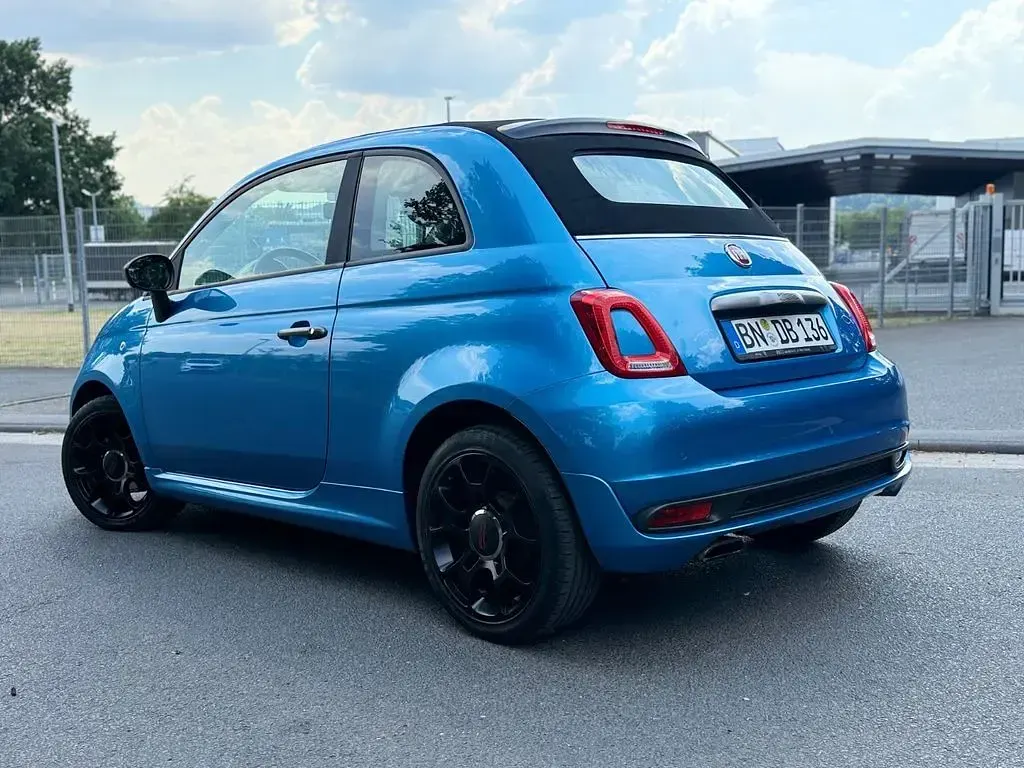 Gebraucht Fiat 500C 86 PS (63 kW) 2017 Blau Cabrio