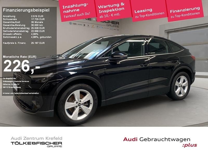 Schwarz Gebraucht 2022 Audi Q4 Sportback e-tron Basis SUV | 24.998 € (Guter Preis) - Bild 1/4