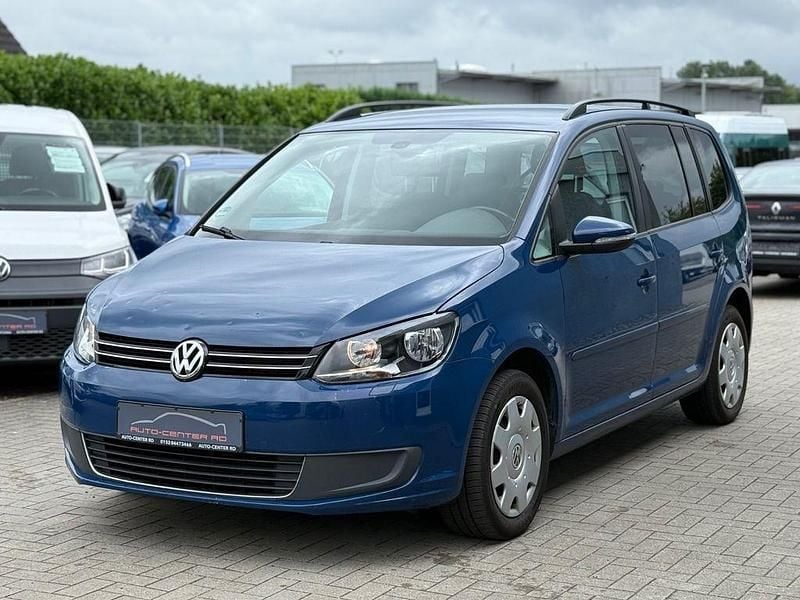 Blau Gebraucht 2012 VW Touran Comfortline Van / Kleinbus | 3.499 € (Superpreis) - Bild 1/4