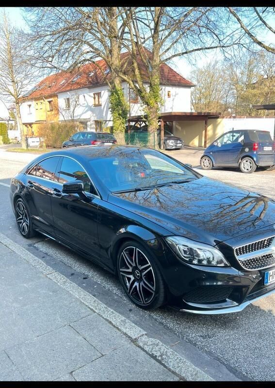 Schwarz Gebraucht 2014 Mercedes CLS350 AMG line Coupé | 22.500 € (Fairer Preis) - Bild 1/4