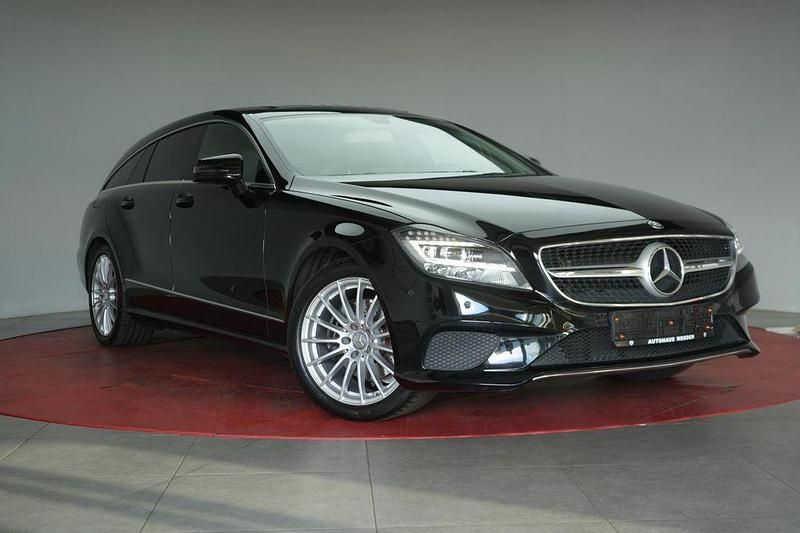 Schwarz Gebraucht 2016 Mercedes CLS350 Shooting Brake Kombi | 23.990 € (Fairer Preis) - Bild 1/4
