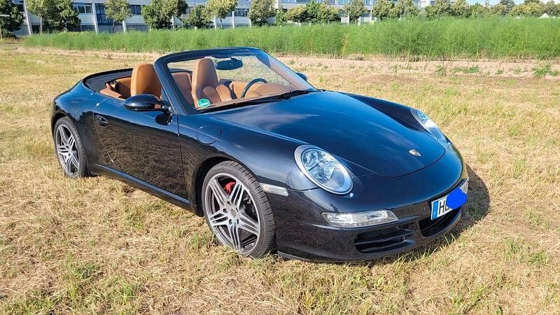 Schwarz Gebraucht 2006 Porsche 911 Carrera S Cabriolet Cabrio | 55.000 € (Fairer Preis) - Bild 1/4