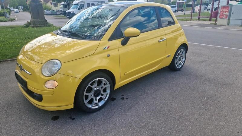 Gelb Gebraucht 2008 Fiat 500 Sport Kleinwagen | 3.350 € (Guter Preis) - Bild 1/4