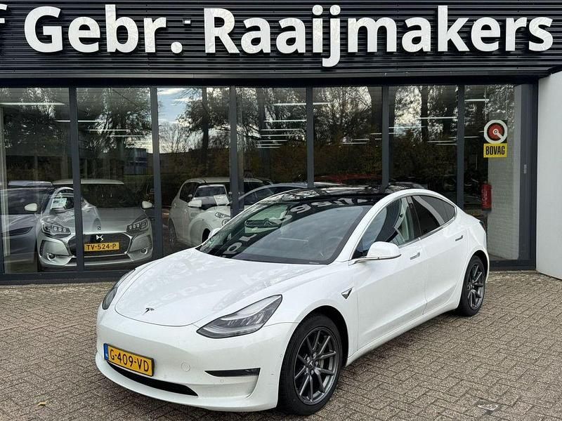 Weiß Gebraucht 2019 Tesla Model 3 Long Range AWD Limousine | 17.400 € (Fairer Preis) - Bild 1/4