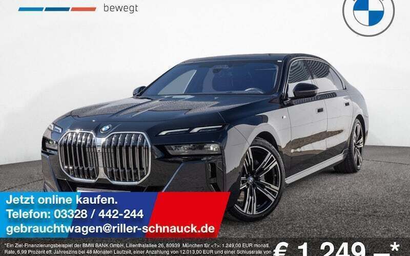 Schwarz Gebraucht 2024 BMW 740 Limousine | 90.950 € (Fairer Preis) - Bild 1/4