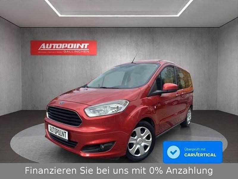 Rot Gebraucht 2015 Ford Tourneo Courier Trend Van / Kleinbus | 7.999 € (Fairer Preis) - Bild 1/4